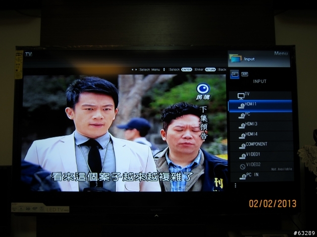 10萬小升級 3D 四原色SHARP LC-60C8470U+ONKYO TX-NR 616