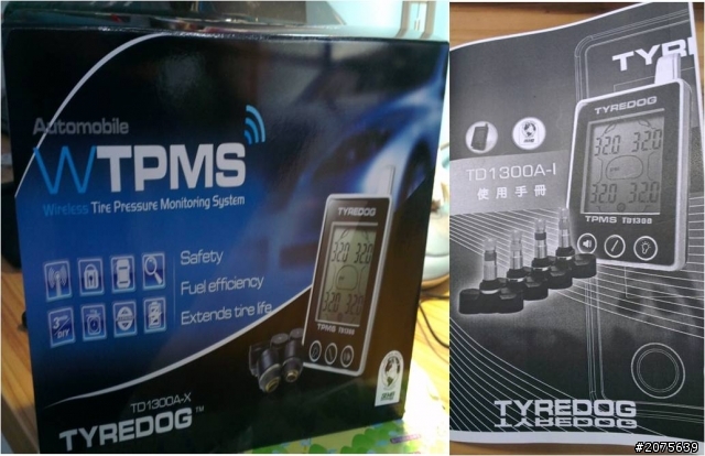 tyredog td-1300 -I 胎內式胎壓偵測器 TPMS tyredog td1500更新(第一組剩兩顆,第二組噴嘴漏氣)