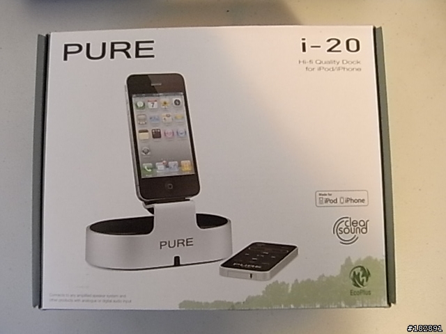 [開箱]iPod / iPhone純數位輸出dock--PURE i20 (高C/P值)