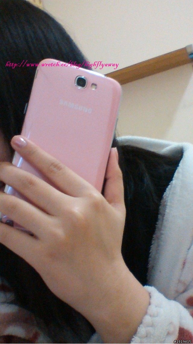 ♥[分享]♥ Samsung 櫻花粉 Note2 16G開箱
