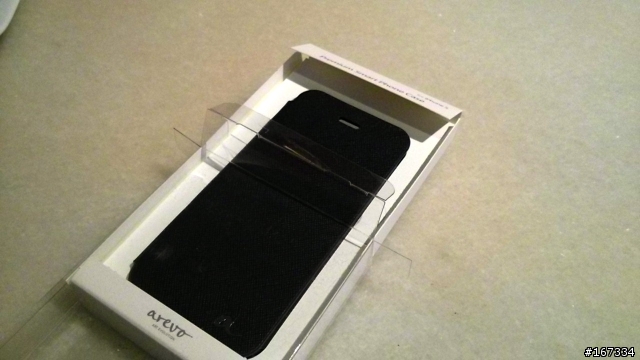 <俐落優雅皮革包裹> Arevo Premium側翻式皮套for iPhone5開箱分享