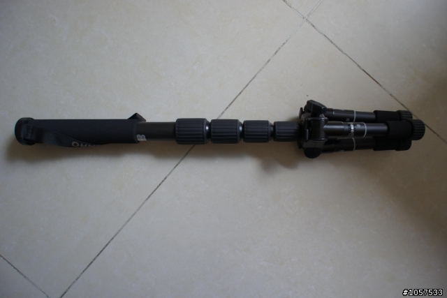 簡易單腳架增加穩定性 Benro+Velbon Maxi Mini II