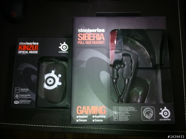 steelseries：SIBERIA 耳機+ KINZU V2滑鼠 [新手開箱]