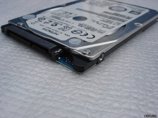 [撕袋] 日立500GB 2.5" SATA2 5400rpm (AF 7mm)