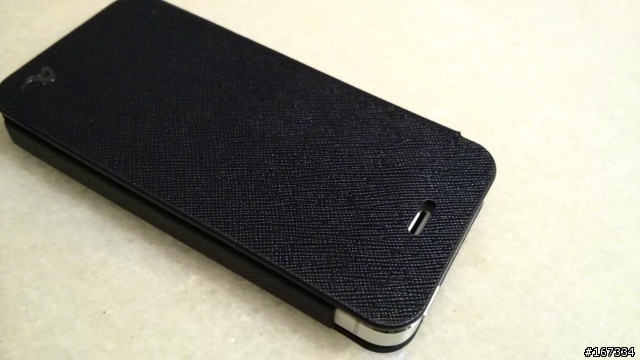 <俐落優雅皮革包裹> Arevo Premium側翻式皮套for iPhone5開箱分享