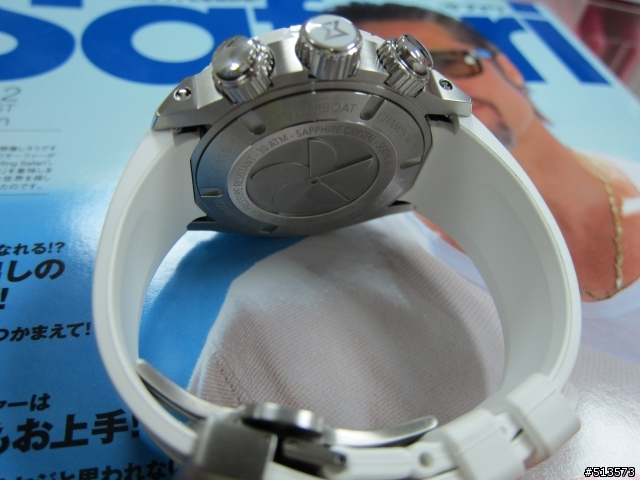 【生日禮物】白色魅力 EDOX Class-1 Chronooffshore Big Date 白色陶瓷表圈300米防水石英計時碼表