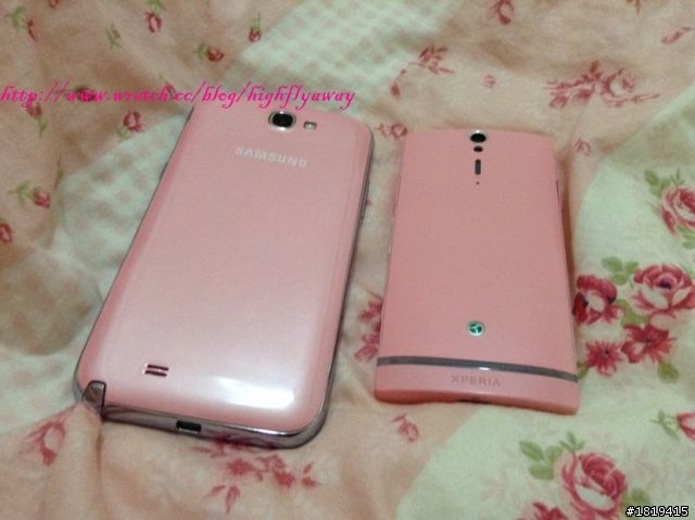 ♥[分享]♥ Samsung 櫻花粉 Note2 16G開箱
