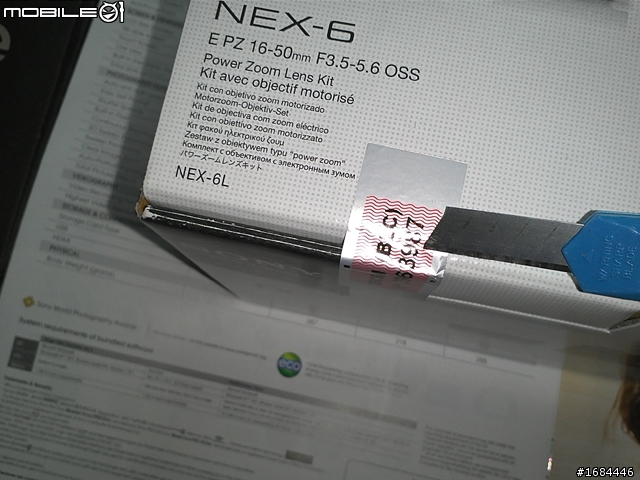 【開箱】Sony NEX-6L の 生平第一部無反光鏡系統微單眼相機