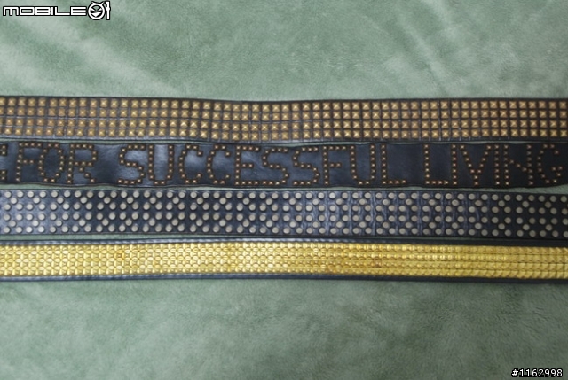 [自取免運] 親訪手工革物縫線王-TimLeathers 四排鉚釘皮帶
