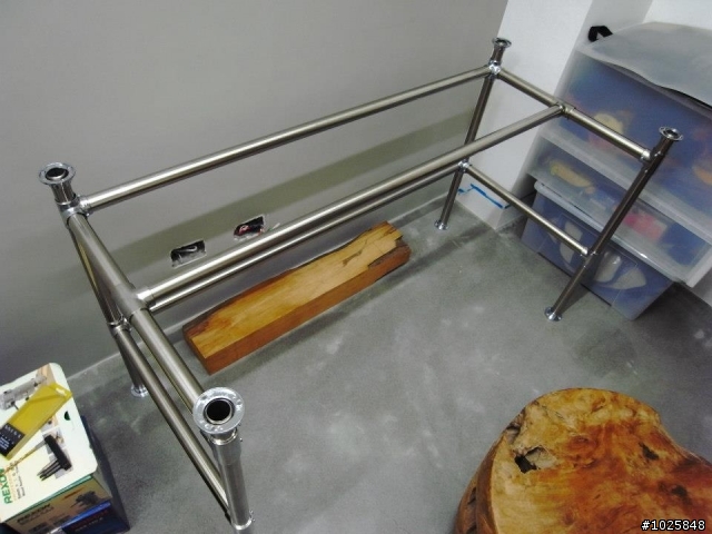 自製工業風桌腳(金屬)