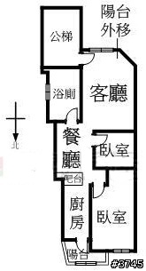 請問這樣的房屋格局算是畚箕屋嗎? 謝謝!