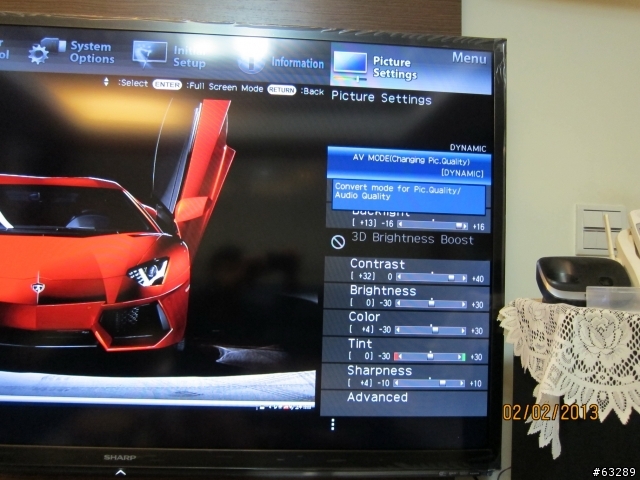 10萬小升級 3D 四原色SHARP LC-60C8470U+ONKYO TX-NR 616