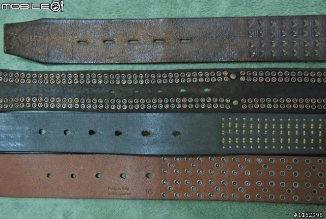 [自取免運] 親訪手工革物縫線王-TimLeathers 四排鉚釘皮帶