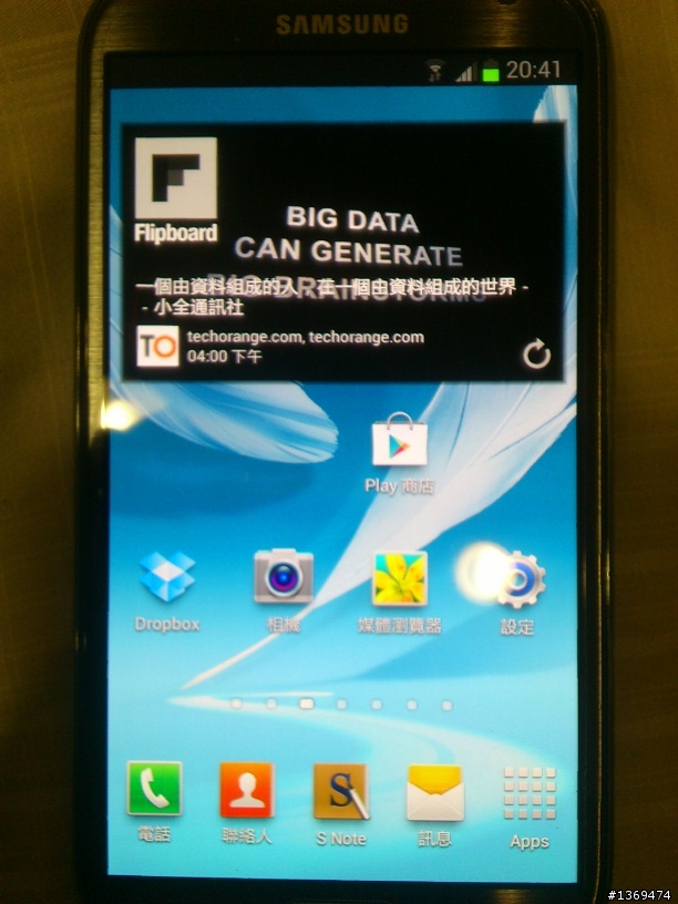 NOTE2,螢幕顏色這樣正常嗎?