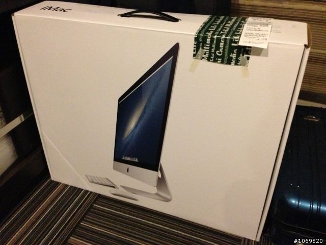 在東京買了iMac+回台灣後的開箱