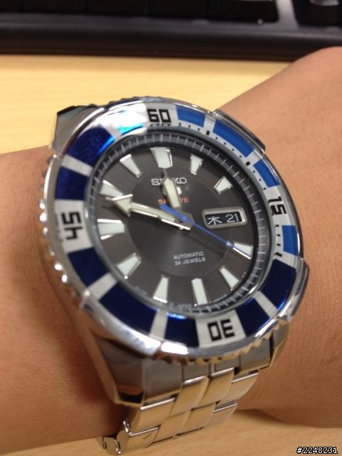 Seiko 5藍水鬼簡單開箱