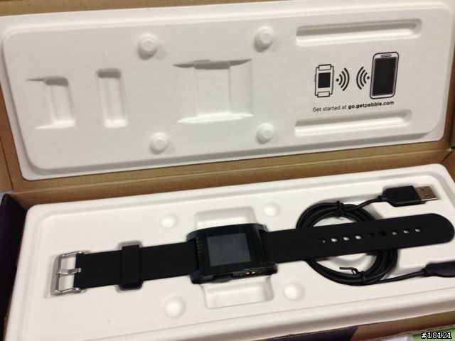 Pebble 已經收到貨了