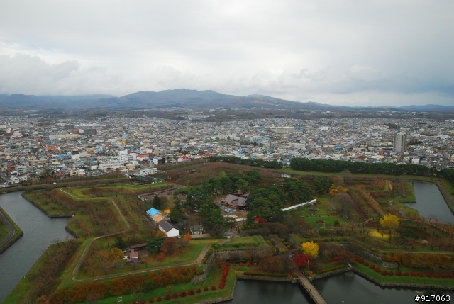 [冬の北海道自助行]-(函館)五稜郭-大沼小沼國定公園
