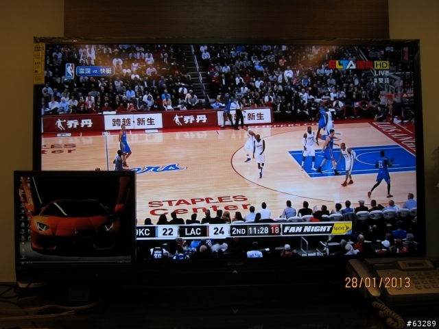 10萬小升級 3D 四原色SHARP LC-60C8470U+ONKYO TX-NR 616