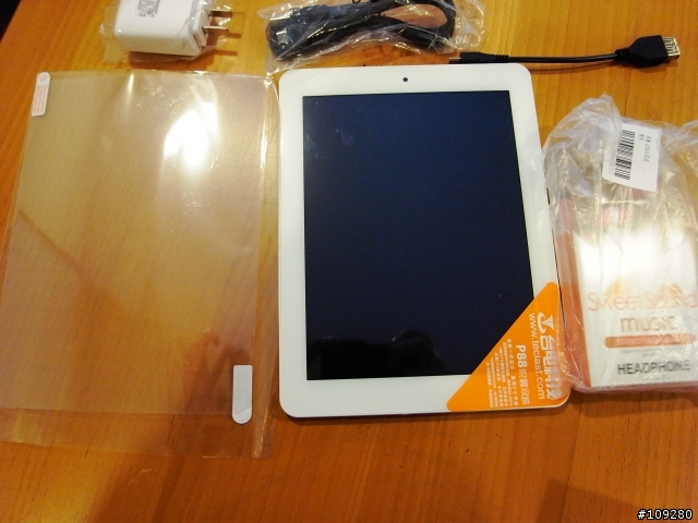 [開箱]台電銳翼雙核P88 IPS 8吋 平板電腦開箱 0306 增加ipad mini評比