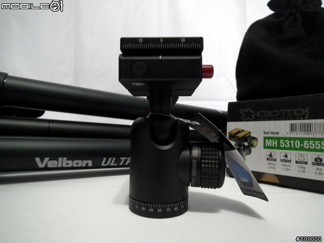 [開箱] 輕量化旅行伴侶 Giottos MH5310-655S 捷特 球型 鎂鋁合金 雲台