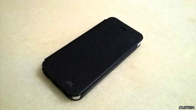 <俐落優雅皮革包裹> Arevo Premium側翻式皮套for iPhone5開箱分享