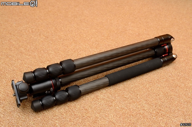 [簡易開箱]AOKA TKPRO-124 8層碳纖維4節腳架 + Photo Clam PC-33NS