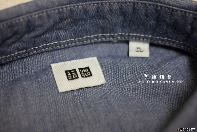 【開箱文】 UNIQLO 七分袖淺藍襯衫