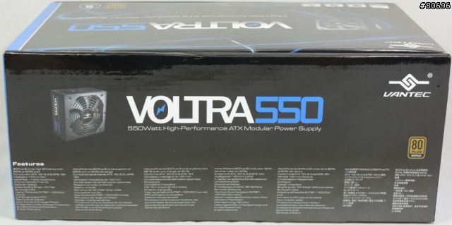 VANTEC VOLTRA550模組化電源供應器簡介及測試