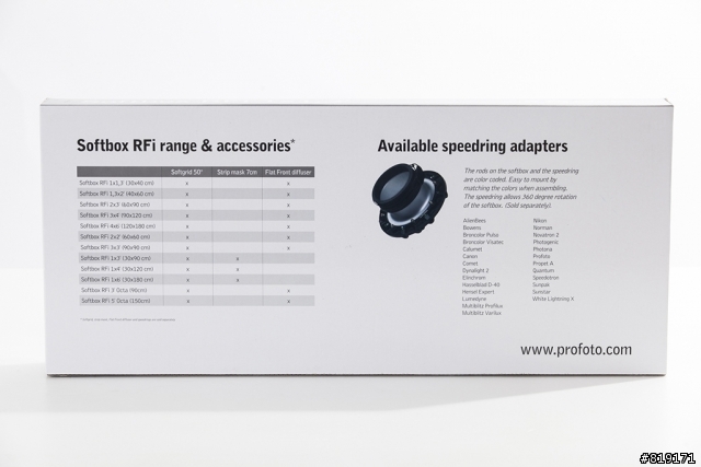 PROFOTO  Softboxes 1"*1.3" & Speedring Adapter