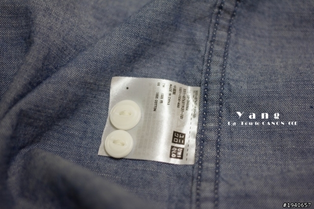 【開箱文】 UNIQLO 七分袖淺藍襯衫
