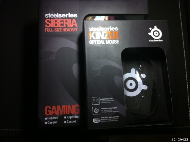 steelseries：SIBERIA 耳機+ KINZU V2滑鼠 [新手開箱]