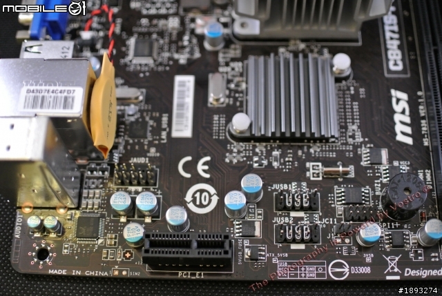[開箱] Intel入門 ITX 平台 msi C847IS-P33 @ 迎廣IW BQ660小機殼
