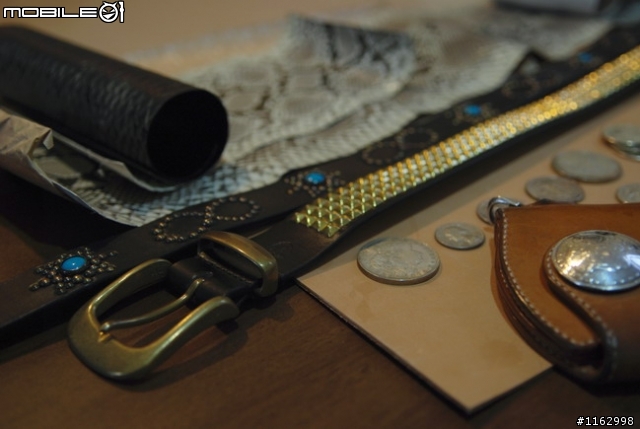 [自取免運] 親訪手工革物縫線王-TimLeathers 四排鉚釘皮帶