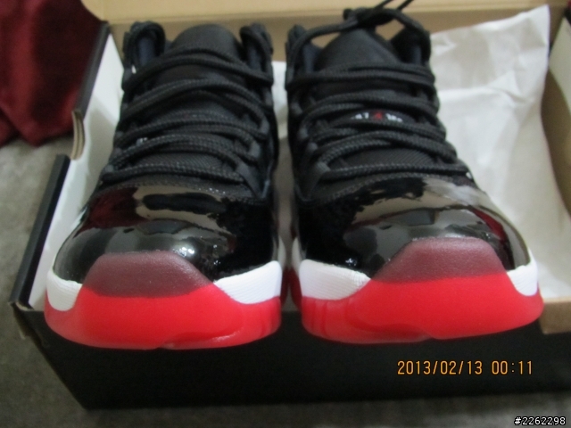 請各位大人幫忙鑑定Air Jordan 11 Retro Bred !!!