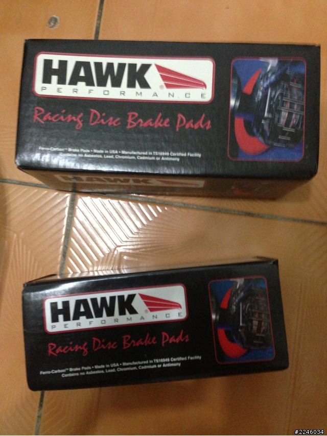[開箱]HAWK 來令片 ~~ BK用.......