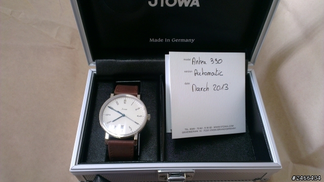 [開箱] STOWA antea 390棕色咖啡皮錶帶