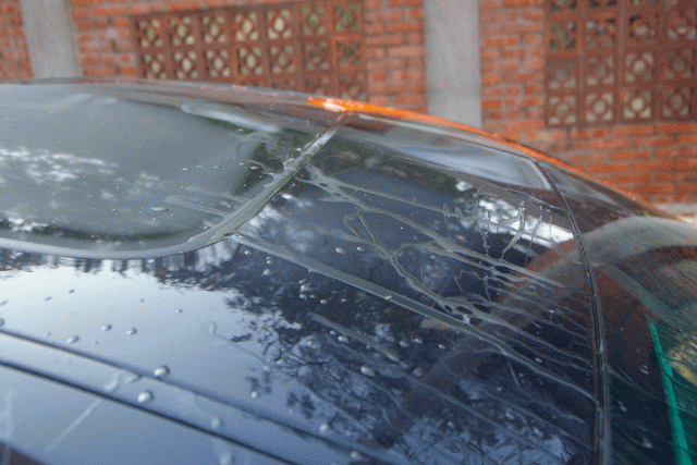 車子被潑漆的處理方式？  (LEXUS GS三代)