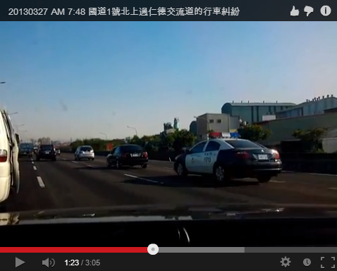 誇張！國道上擋車逼停開門毆駕駛