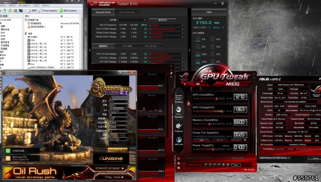 [3/25更新]【戰神 II 次降臨】ASUS ARES II 7990 6G DDR5  強勢登場