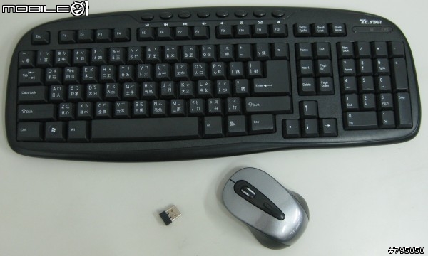 連鈺平價無線鍵盤滑鼠組TCK968開箱文