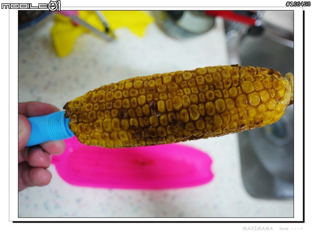 好老公 分享在家自己烤玉米料理。。