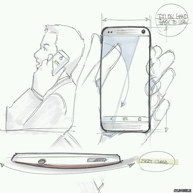 New hTC One 設計草稿大公開