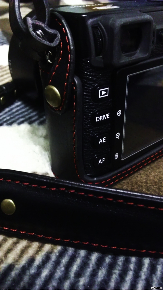 FUJI XE-1 KAZA 手工訂製牛皮套+背帶分享