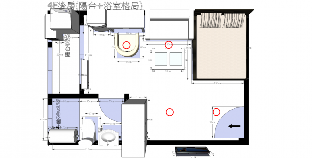 請問5坪房間 崁燈光源配置哪張圖合適?