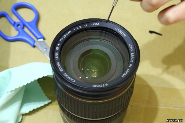 canon 17-55 2.8  清入塵DIY