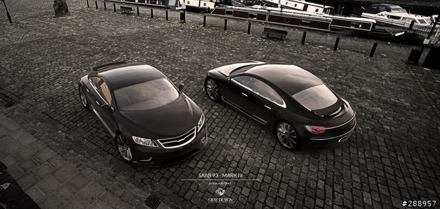 胎死腹中的2013 Saab 9-3 Mark III....