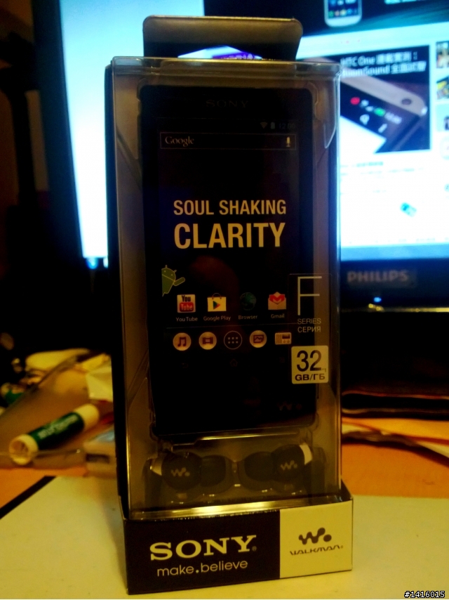 SONY F806 MP3 Player 簡單開箱