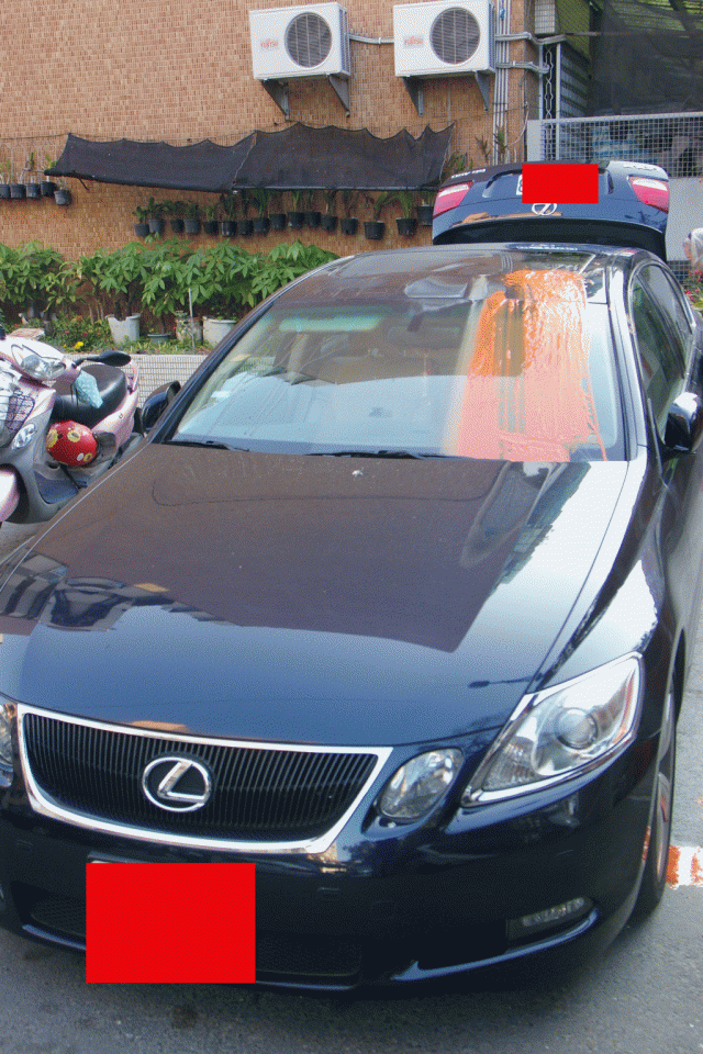 車子被潑漆的處理方式？  (LEXUS GS三代)