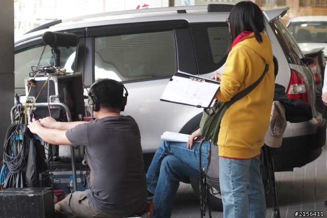 巧遇拍戲現場，Nissan的車也有拍偶像劇喔？